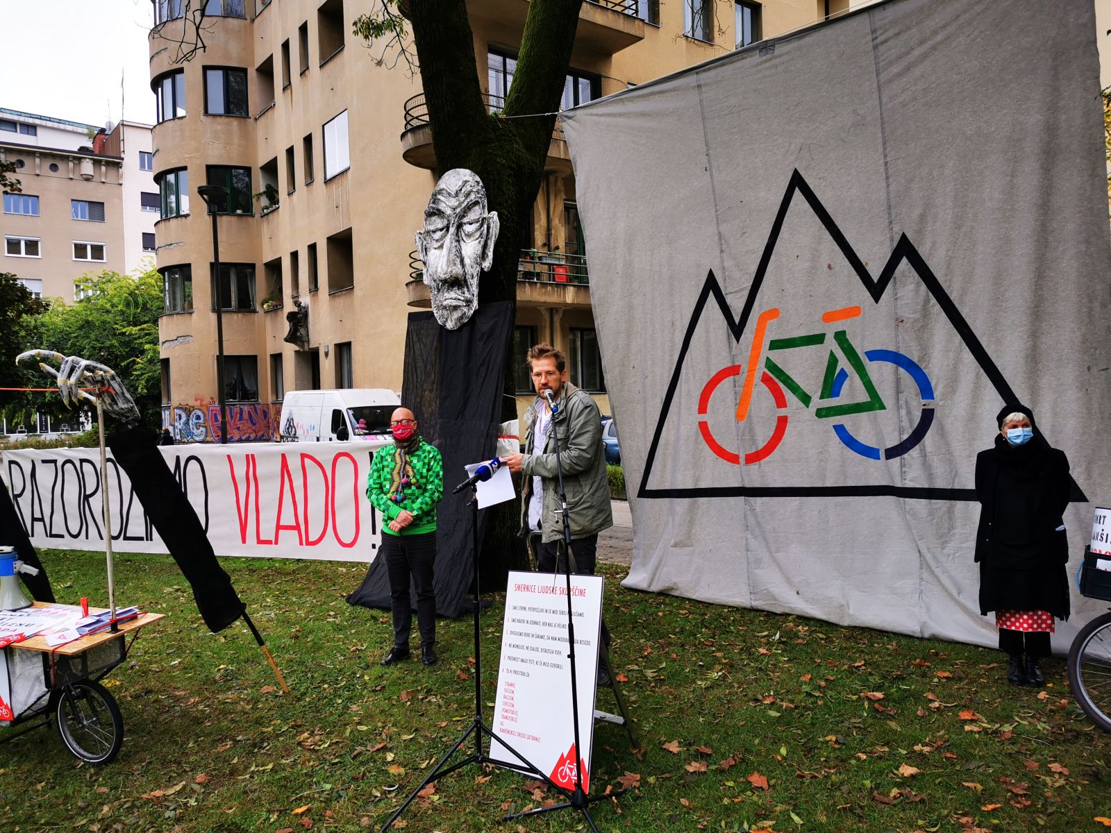 »Protestno gibanje nima organizatorja«