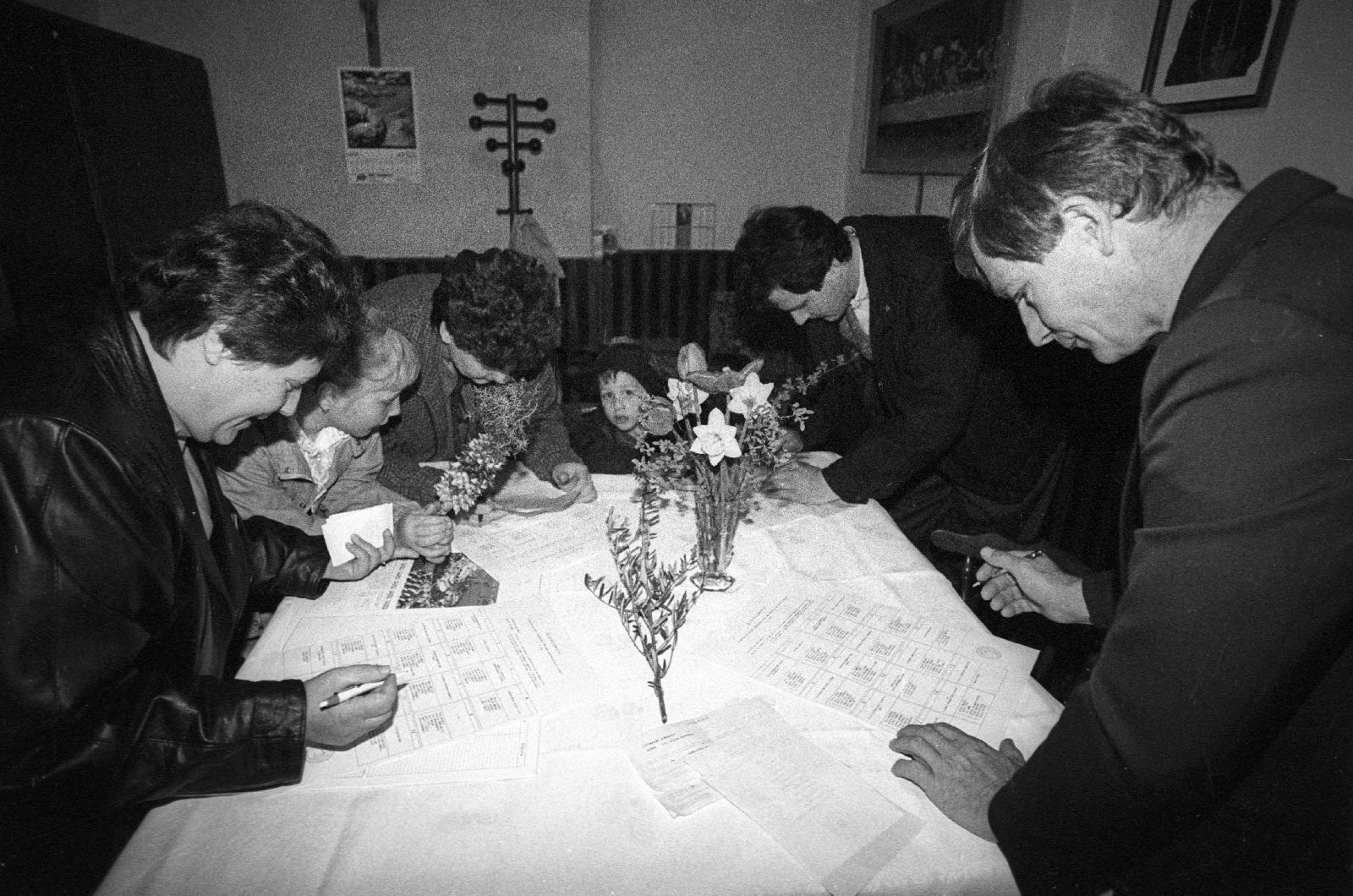 Prve večstrankarske volitve na cvetno nedeljo v Radomljah