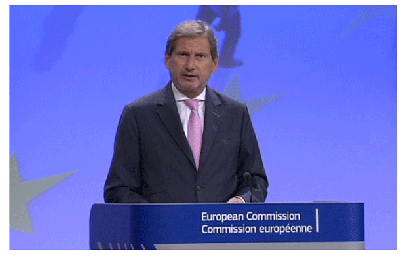 Evropski komisar za regionalno politiko Johannes Hahn