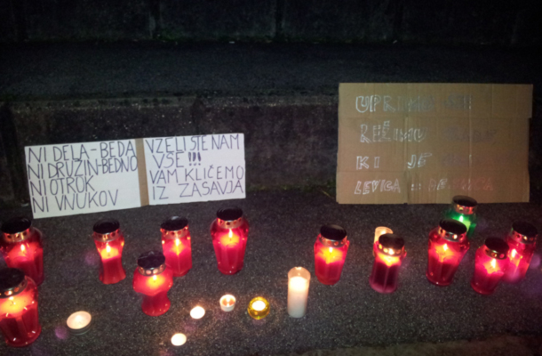 Trbovlje, Minuta molka za državo / Trbovlje LIVE