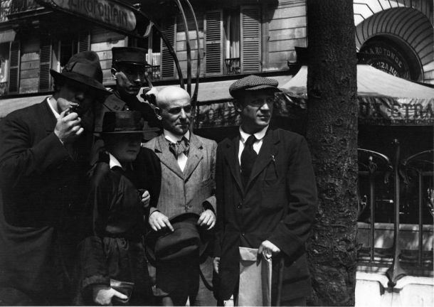 Jean Cocteau: Max Jacob, Manuel Ortiz de Zarate, Henri-Pierre Roche in Pablo Picasso