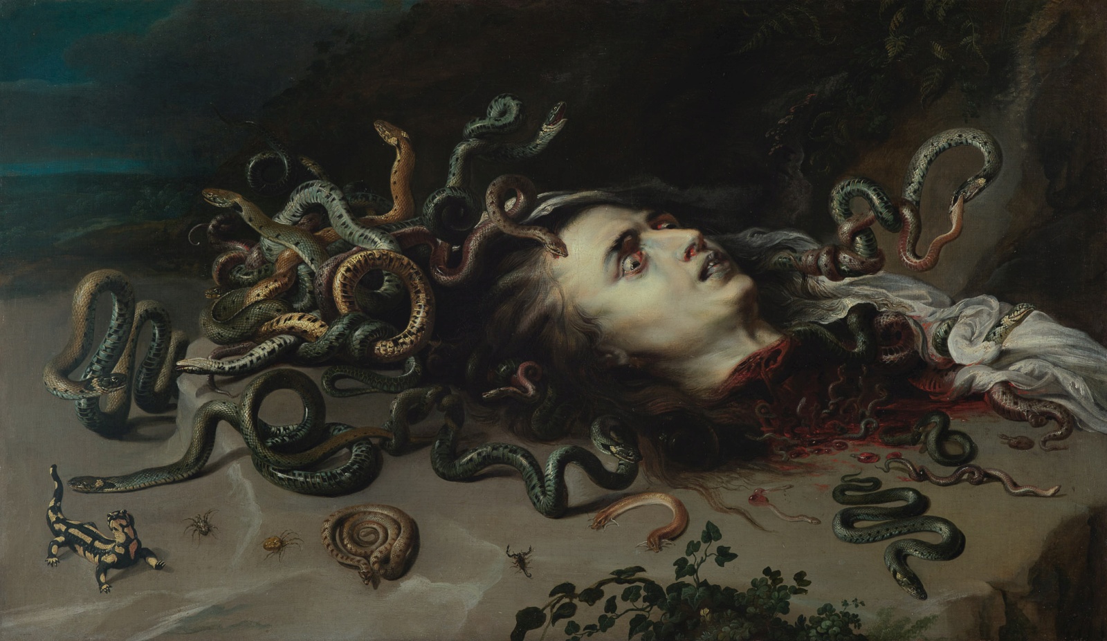 Peter Paul Rubens: Glava meduze; okrog leta 1617/18