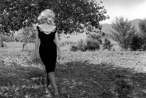 Marilyn Monroe med snemanjem filma Neprilagojeni, Reno, Nevada, ZDA, 1960 © Inge Morath / Magnum Photos / FOTOHOF archiv