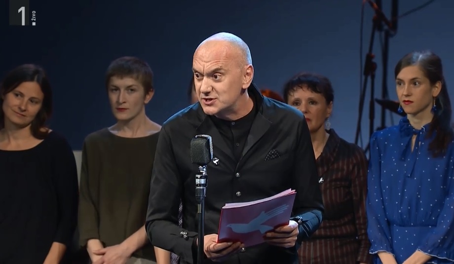 Goran Injac na sklepni slovesnosti 54. festivala Borštnikovo srečanje
